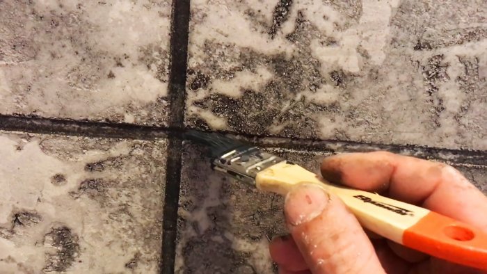Как сделать копеечную имитацию настенной плитки из штукатурки