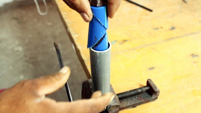 Как сделать анкер из пластиковых труб