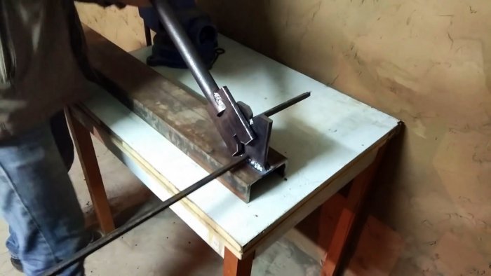 Как сделать необычные ножницы для резки стального квадрата