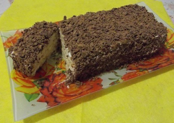 Творожный торт с печеньем без выпечки рецепт