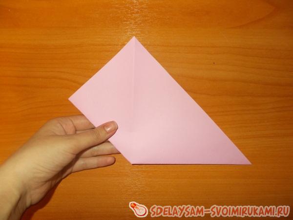 Забавная оригами улитка