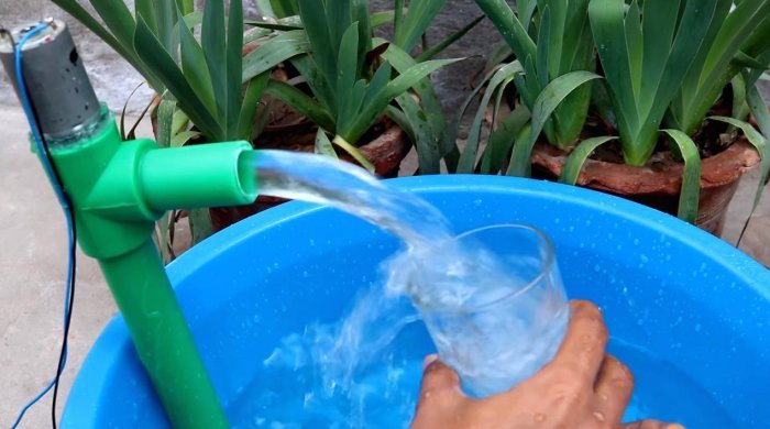 Как сделать водяной насос из ПВХ труб