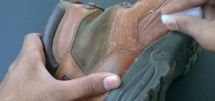 Водоотталкивающее покрытие для обуви