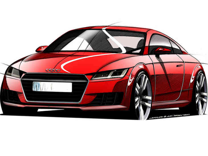 Появились эскизы купе Audi TT нового поколения