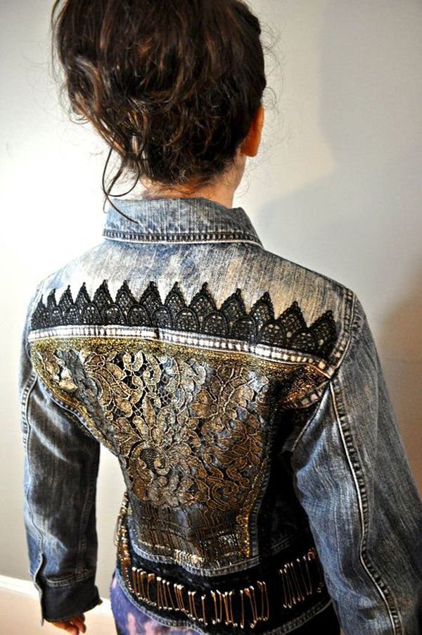 Многообразный декор джинсовых курток: более 20 потрясающих вариантов
