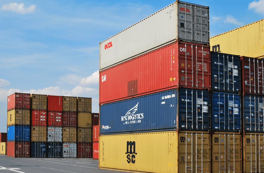 контейнер, экспорт, импорт, торговля