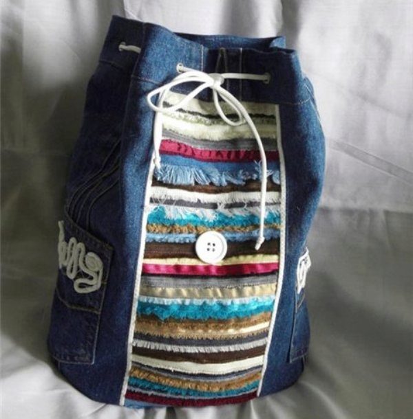 Рюкзак из джинсов своими руками: лучшие выкройки и мастер-классы
