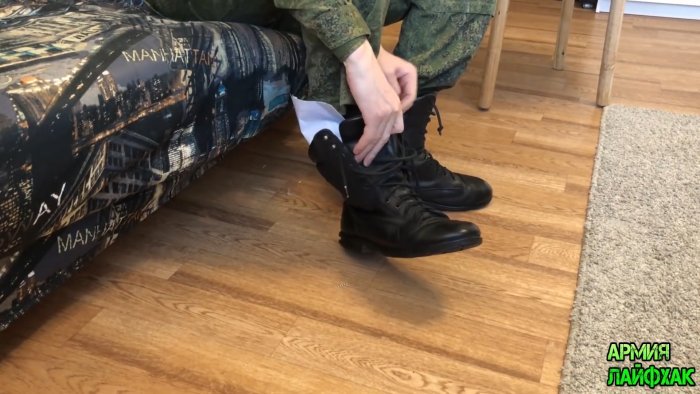 5 армейских лайфхаков для обуви