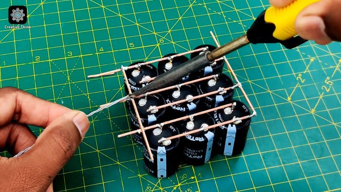 Простейший аппарат для точечной сварки на конденсаторах своими руками