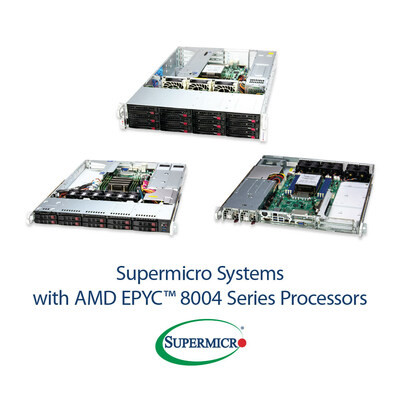 Supermicro представила периферийные сервера на базе новых процессоров AMD EPYC™ 8004 - Новая общественная газета