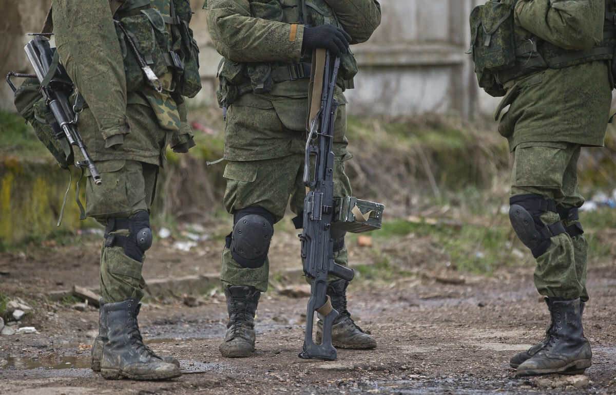 Солдаты, изображение носит иллюстративный характер.  Фото: AP Photo/Вадим Гирда