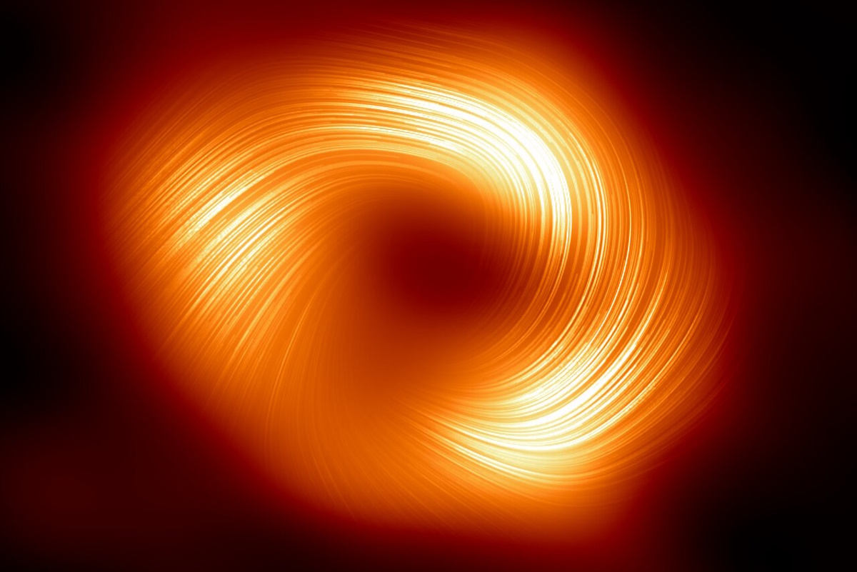 магнитные поля черная дыра Млечный путь