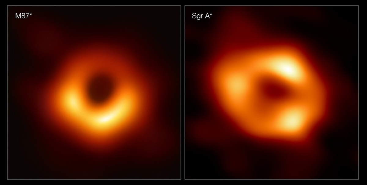 изображения черной дыры M87 Млечный Путь