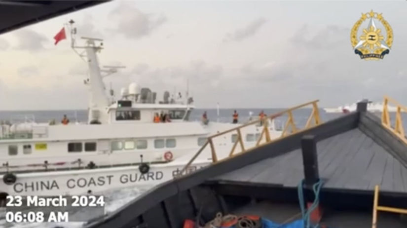 Китай Филиппины Инцидент с спорным кораблем в Южно-Китайском море