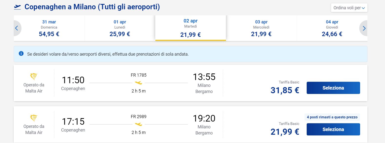 «Мама, я еду в Данию на Пасху, билет на самолет стоит дешевле»: более 300 евро, чтобы вернуться домой на Сицилию и Сардинию