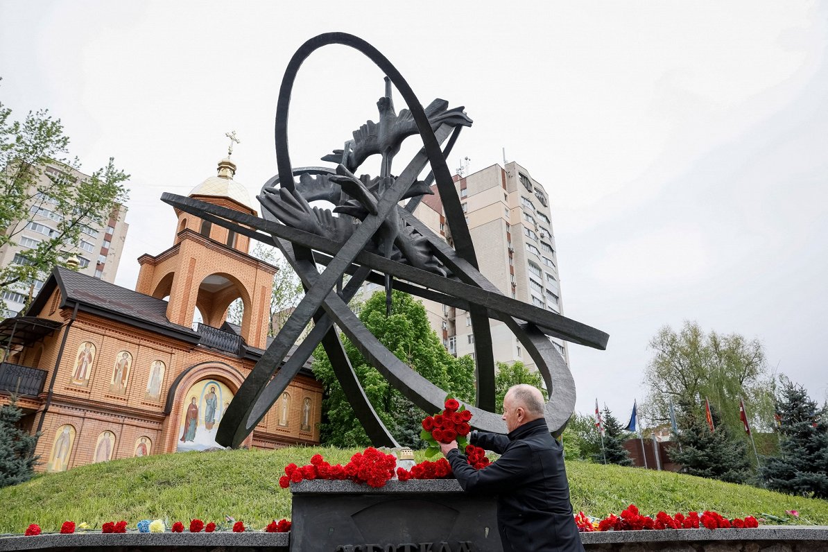 Мероприятие памяти жертв катастрофы на Чернобыльской АЭС в Киеве